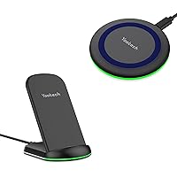 [2 Pack] Wireless Charging Pad Stand Bundle