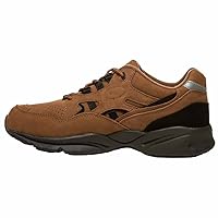 Propét Men's Stability Walker Walking Sneakers Medicare Approved Shoes, Choco/Black Nubuck, 7.5 XX-Wide