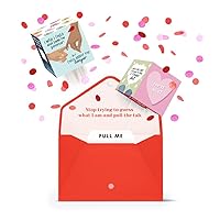 Valentine's Day 3D Pop-Up Greeting Card - Dual Image Cubes, Original Surprise & Confetti Explosion - Perfect Prank Gift Card (Funny)
