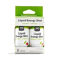 365 by Whole Foods Market, Duo Pack Energy Shot Cherry Limeade, 2 Fl Oz, 2 Pack