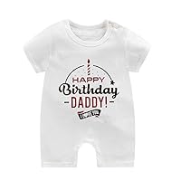 JYHOPE Funny Letter Print Rompers Newborn Infant Baby Snapsuit