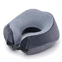 The Portable U-Shaped Pillow Can Effectively Relieve Fatigue, and The Outer Pillow Cover Can Be Removed and Cleaned.(Dark Gray)