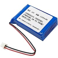 Rechargeable Lithium-ion Battery 12V 1100mAh Replacement Polymer Lithium Battery Pack Compatible for 12V Devices Spare Battery Pack