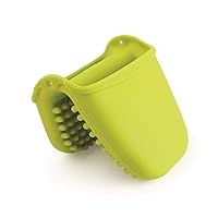 Mini Silicone Oven Mitt with Raised Nibs, Green