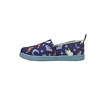 TOMS Kids Boys Alpargata Graphic Slip On Casual Shoes - Blue