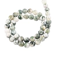Natural Treeline Agate Stone 100 Strand Loose Beads DIY Jewelry Making CHIK-STRD-88312