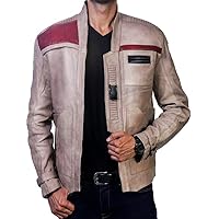 Starr Warrs The Force Awakens Finnn Leather Jacket