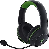 Razer Kaira - Wireless Gaming Headphones for Xbox Series X (Triforce Titanium 50mm Drivers, HyperClear Cardioid Mic, Xbox Wireless, Windows Sonic), Black/Green