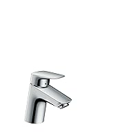 hansgrohe Logis Modern Low Flow Water Saving 1-Handle 1 5-inch Tall Bathroom Sink Faucet in Chrome, 71070001