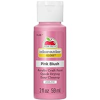 Apple Barrel Gloss Acrylic Paint in Assorted Colors (2-Ounce), 20631 Pink Blush