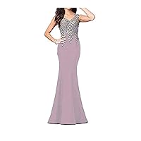 Mermaid Chiffon Long Prom Dresses Applique Lace Up Evening Gowns for Women Formal