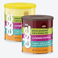 Kids Organic Protein Shake Powder - Chocolate and Vanilla Flavor Bundle