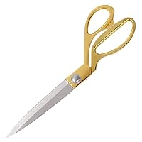 Left Handed Dressmaking Scissors 10 inch - Professional Heavy Duty Industrial Strength Tailor Shears for Fabric Leather Sewing Best for Artists