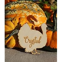 Thanksgiving table wooden Turkey place cards, turkey shape with name,thanksgiving table guest names,Thanksgiving,Wooden Wall Art, Home Wall Decor, Christmas Gifts, 1 piece send.