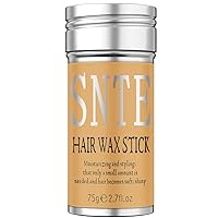 Hair Wax Stick, Wax Stick for Hair Wigs Edge Control Slick Stick Hair Pomade Stick Non-greasy Styling Wax for Fly Away & Edge Frizz Hair 2.7 Oz by Samnyte