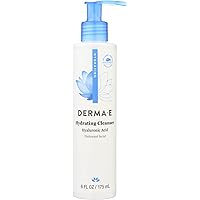 derma e Hydrating Gentle Cleanser, Dermatologist Tested, 6 Fluid Ounce (Pack Of 1)