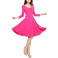 3 Colors Handmade Casual Jersey Cotton Blend Dress Plus 1x-10x (SZ 16-52)
