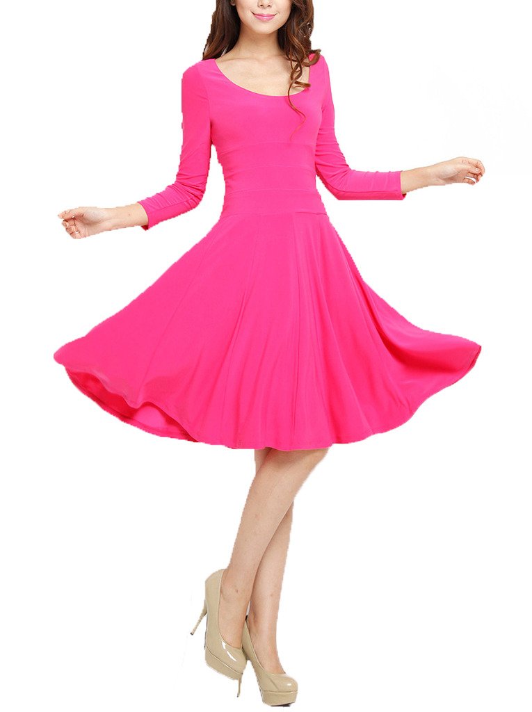 Angel&Lily 3 Colors Handmade Casual Jersey Cotton Blend Dress Plus 1x-10x (SZ 16-52)
