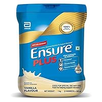 Ensure Plus Powder - 1 Kg Vanilla, Blue Refill Pack