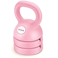 Adjustable Kettlebell Weight Set: 3-in-1 Kettlebells (5lbs 8lbs 12lbs) for Home Gym Full-Body Workout Strength Training Weight Loss | Good for Beginners