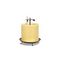 Candle by the Hour 20561B 144-Hour Candle, Eco-friendly Natural Beeswax with Cotton Wick,Yellow