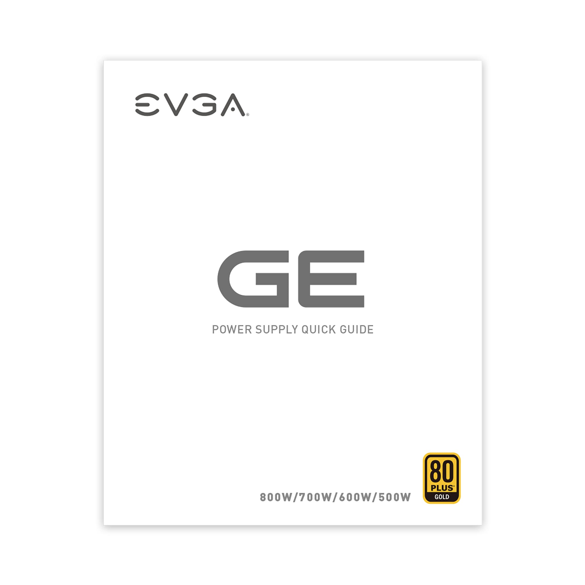 EVGA 700 GE, 80 Plus Gold 700W, Eco Mode, 5 Year Warranty, Power Supply 200-GE-0700-V1