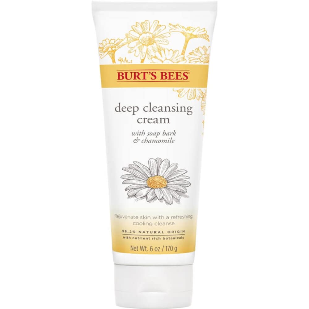 Burt's Bees Soap Bark & Chamomile Deep Cleansing Cream, 6 Oz