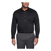 Van Heusen Men's Big FIT Dress Shirt Ultra Wrinkle Free Flex Collar Stretch (Big and Tall)