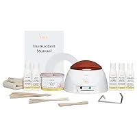 Mini Pro Hair Removal Waxing Kit, Salon-Quality Waxing Essentials for Professional and At-Home Use, Portable and Convenient, For All Skin & Hair Types
