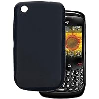 for BlackBerry 8520 Curve Ultra Thin Phone Case, Gel Pudding Soft Silicone Phone Case for BlackBerry Gemini 2.46 inches (Black)