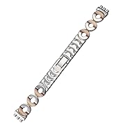 Stainless Steel Watchband women strap watch For Swatch 12mm LB184 LW143 LL115 wristband Bracelet accessories