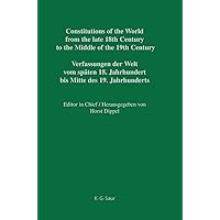 Nassau – Saxe-Hildburghausen (Constitutions of the World from the Late 18th Century to the) (German Edition)