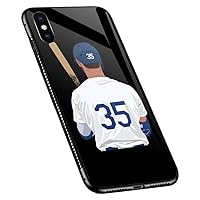 Compatible with iPhone XR Case,Baseball Player 41 Pattern iPhone XR Cases Ultra Protection Shockproof Soft Silicone TPU Non-Slip for iPhone XR