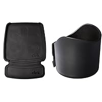 Clek Mat-Thingy Vehicle Seat Protector, Black & Foonf/Fllo Drink Thingy Cup Holder, Black (only Works