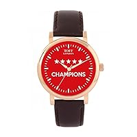 Football Fans LadiesChampions Watch 38mm Case 3atm Water Resistant Custom Designed Quartz Movement Luxury Fashionable