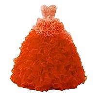 Tiers Puffy Quinceanera Dress Ball Gown Long Sweetheart 15 16 Graduation Prom Dresses for Girl