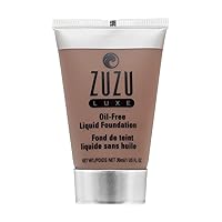 ZUZU LUXE Oil-Free Liquid Foundation (L -24),1 fl oz,Infused with vitamins A and E,contains aloe to keep skin supple and resilient. Natural, Paraben Free, Vegan, Gluten-free, Cruelty-free, Non GMO.