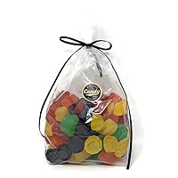 Gummy Canada Candy, Soft & Chewy Assorted Gummi Fruit Flavors, One Pound Gift Bags (Ju Jubes Assorted Fruit)
