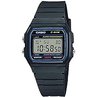 NEW CASIO F91 DIGITAL ALARM SPORTS MEN' S WATCH F91W-1