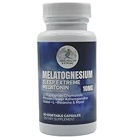 17 in 1 Capsules Melatonin Natural Sleep Aid for Adults. Magnesium for Sleep Support - Drug-Free, Non-Habit Forming, Vegan Capsules. Sleep Supplement