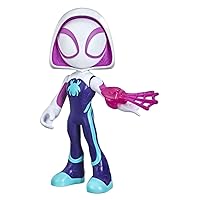 Spidey and his Amazing Friends Marvel Supersized Ghost-Spider Action Figure,Preschool Super Hero Toy,Kids Ages 3 and Up