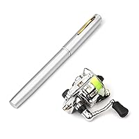 Premium Pen Fishing Rod Reel Combo Set, 38inch Mini Portable