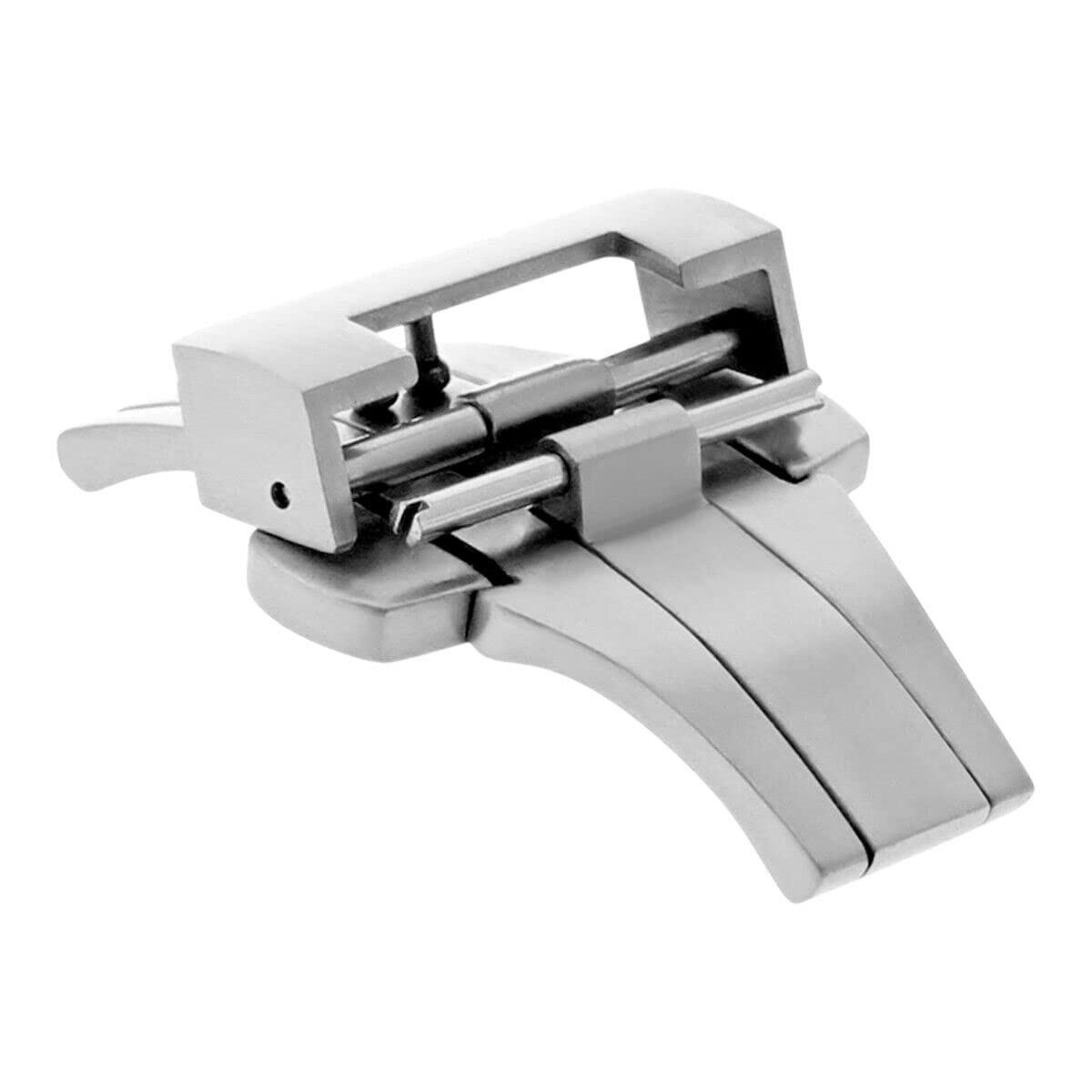 22mm Deployment Clasp Buckle Compatible with 44mm Panerai Marina 24mm Leather Strap Band Br