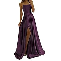 Summer Satin Strapless Dress Sexy Backless Bodycon Wedding Cocktail Party Maxi Dresses Long Sleeve Midi Swing