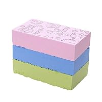 3Pcs Ultra Soft Exfoliating Sponge,Asian Bath Sponge for Shower,Japanese Spa Cellulite Massager Dead Skin Sponge Remover for Body