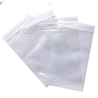 2 Mil 3.2x5.2 Small Size Plastic Storage Clear Poly Bags (3x5), Durable clear resealable bags by VADUGAVARA (1000)
