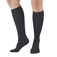 Ames Walker AW Style 115 Women's Microfiber 8-15mmHg Knee High Socks Xlarge