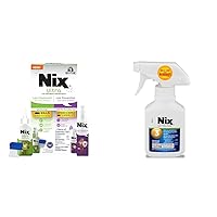 Nix Lice Treatment Kit with Shampoo, Comb & Prevention Spray Plus Bedbug & Lice Killing Home Spray