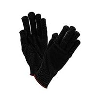 MAGID XKS210T-9 Cut Master XKS 210 High Density Medium Weight Machine Knit Gloves with Thumb Crotch, Size 9, Black (Pack of 12)