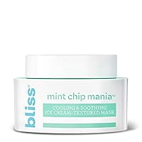 Bliss Face Mask Skin Care | Clean | Paraben Free | Cruelty-Free | Vegan (Mint Chip Mania - Soothing)